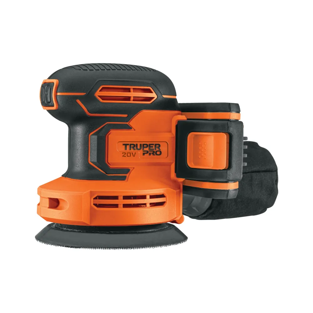 102863 LIRI-20A Lijadora roto-orbital 5', 20V, 1 baterÌ 2Ah, PRO Truper