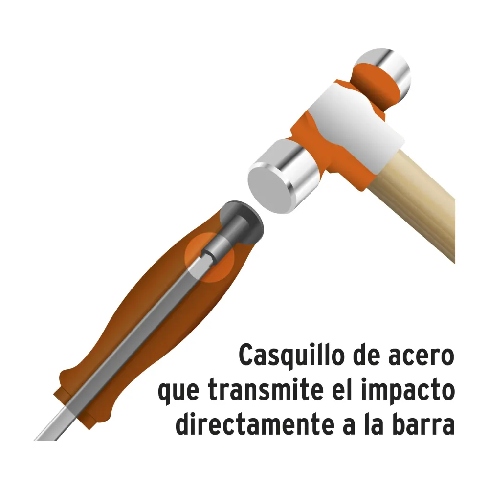 Barra de palanca de 8", Truper
