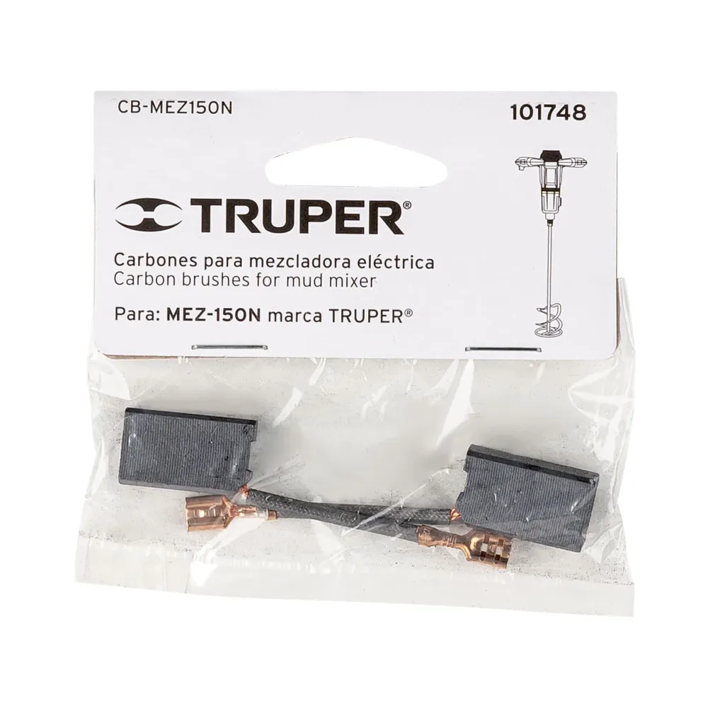 Bolsa con 2 carbones de repuesto para MEZ-150N, Truper