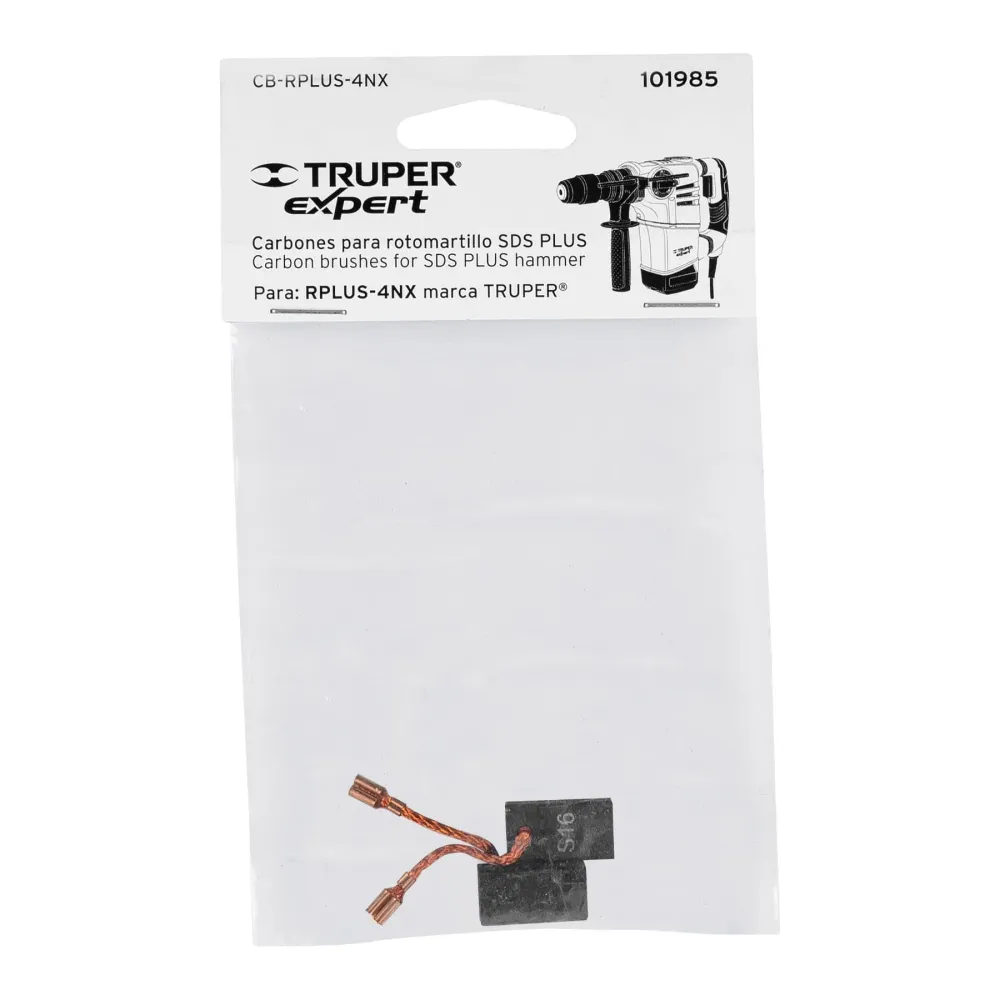 Bolsa con 2 carbones de repuesto para RPLUS-4NX, Truper