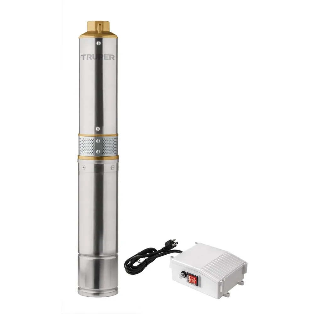 Bomba Sumergible Tipo Bala Para Agua Limpia 1/2HP, Truper