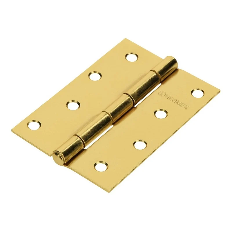 Caja De Bisagras Acero Latonado 4" x 2-3/4" Truper Br-401