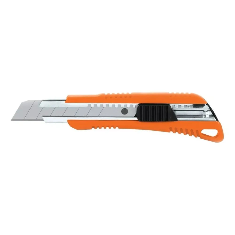 Cutter 18 mm reforzado de plástico con alma metálica, truper CUT-6