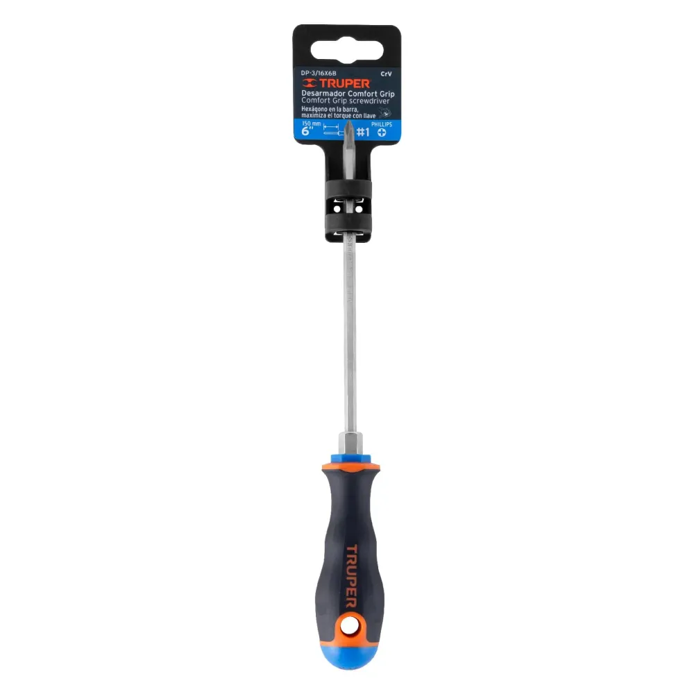 Desarmador estrella 3/16"x6" Truper