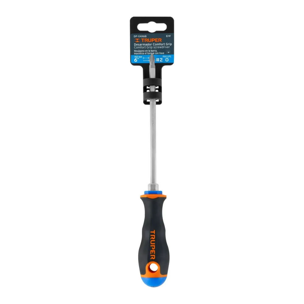 Destornillador estrella 1/4"x6" Truper