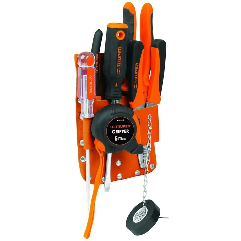 Estuche Porta Herramientas 7 Compartimentos Truper Pohe-7cu