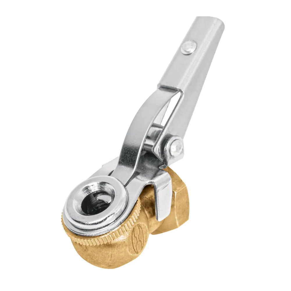 Inflador De Latón Con Clip, Hembra, Truper
