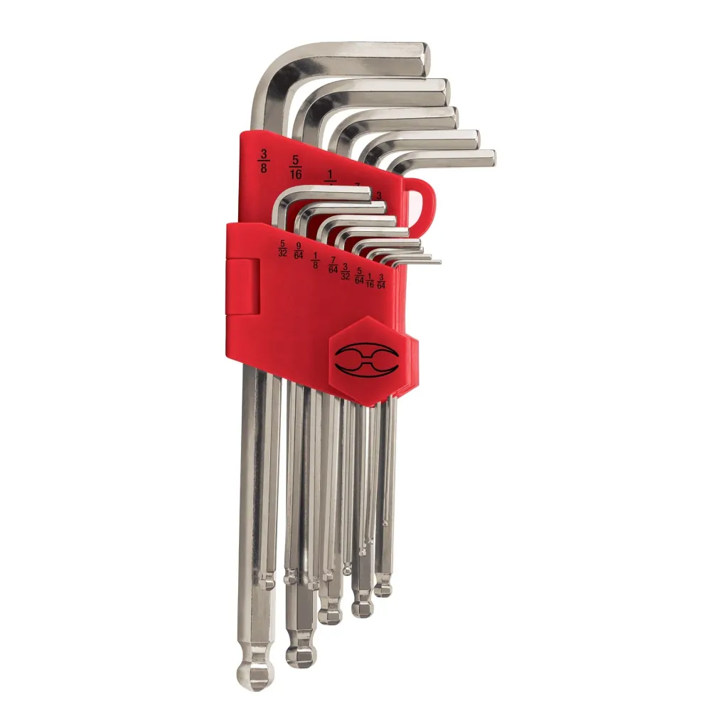 Juego de 13 Llaves Allen Largas con Punta de Bola - Truper ALLX-13P