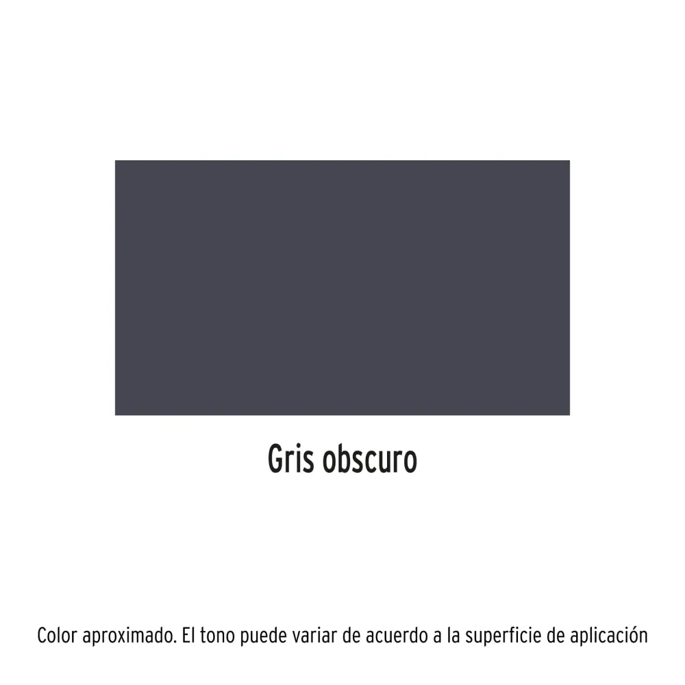 Pintura en aerosol, gris obscuro, bote esbelto, 400 ml Truper
