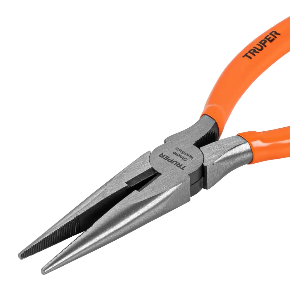 Pinza de punta y corte 7" mango de PVC, Truper