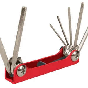 Truper ALL-7P Juego 7 llaves Allen standard tipo navaja,cuerpo de lámina