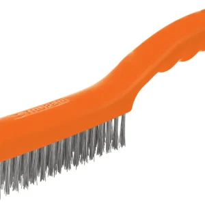 Truper CEA-54I Cepillo de alambre, cerdas acero inoxidable, 64 pinceles