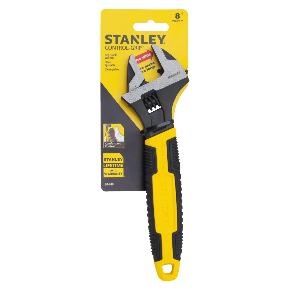 8” ADJUSTABLE WRENCH - STANLEY (490948) Tu Herramienta Online