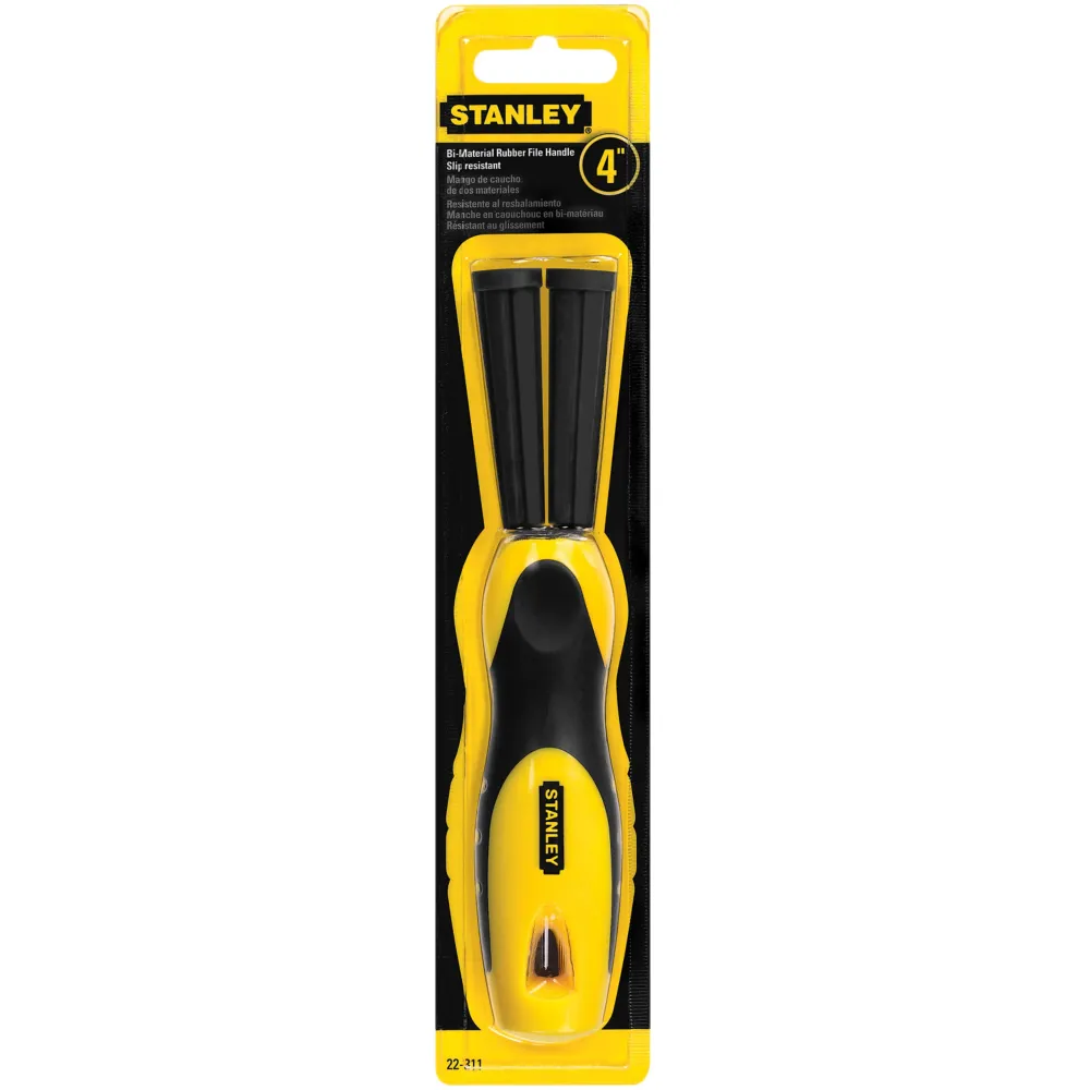 RUBBER FILE HANDLE SLIP RESISTANT - STANLEY (422311) Tu Herramienta Online
