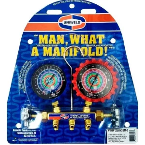 Juego De Manómetros Uniweld R410/R134/R22/R404 Qs8n3sm-5