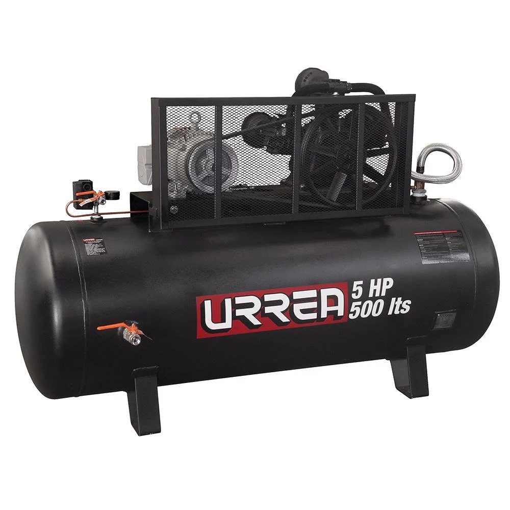 Compresor De Aire Industrial 500lt 5HP 220/440V 3 Fases Urrea.