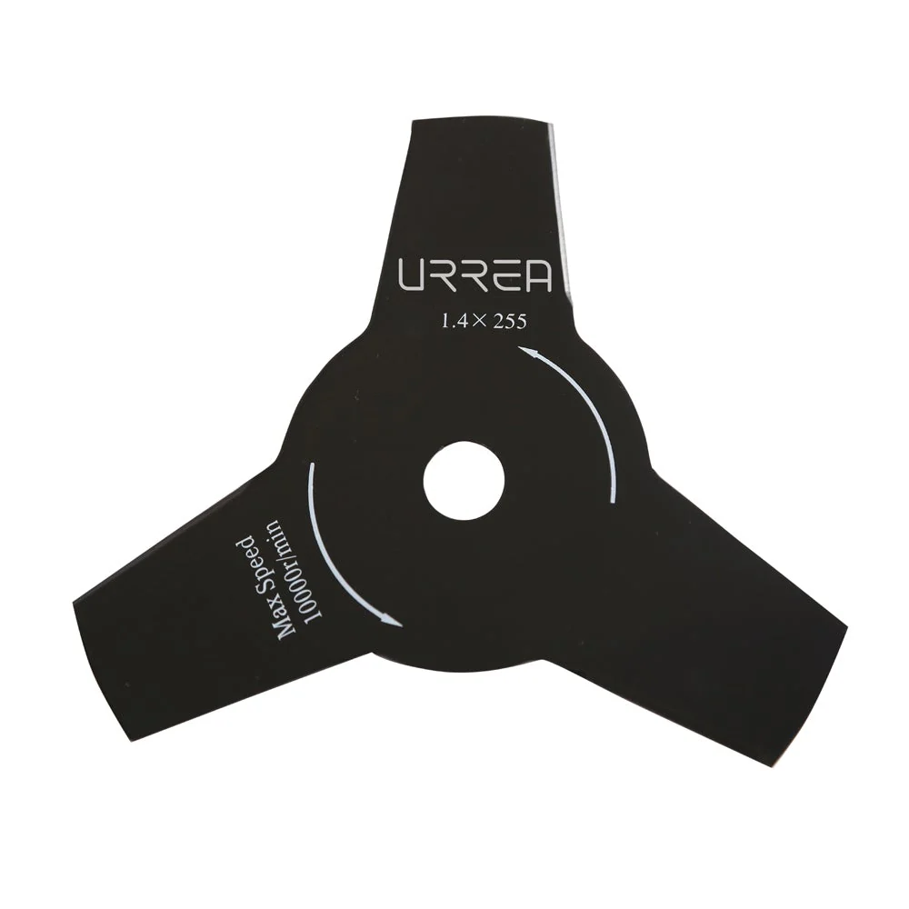 Cuchilla para desbrozadora Urrea DG843 y DG852 con diámetro de 255 mm, 10 000 rpm. Urrea