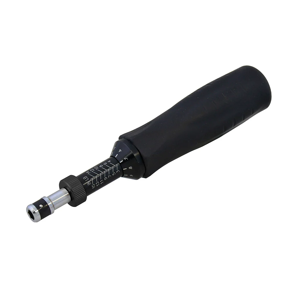 Destornillador de torque microajustable con mango plástico cuadro de 1/4", 10-90 -lb Urrea