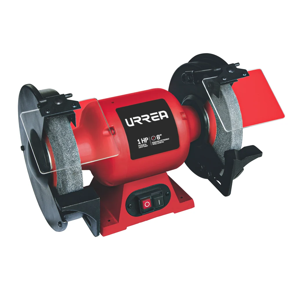 Esmeril de banco 8" 1 HP 750 W 127 V, 3450 RPM Urrea