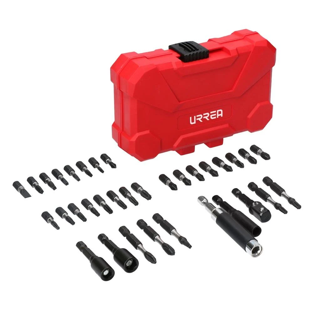 Juego De 34 Puntas y Accesorios Para Destornillador, Urrea