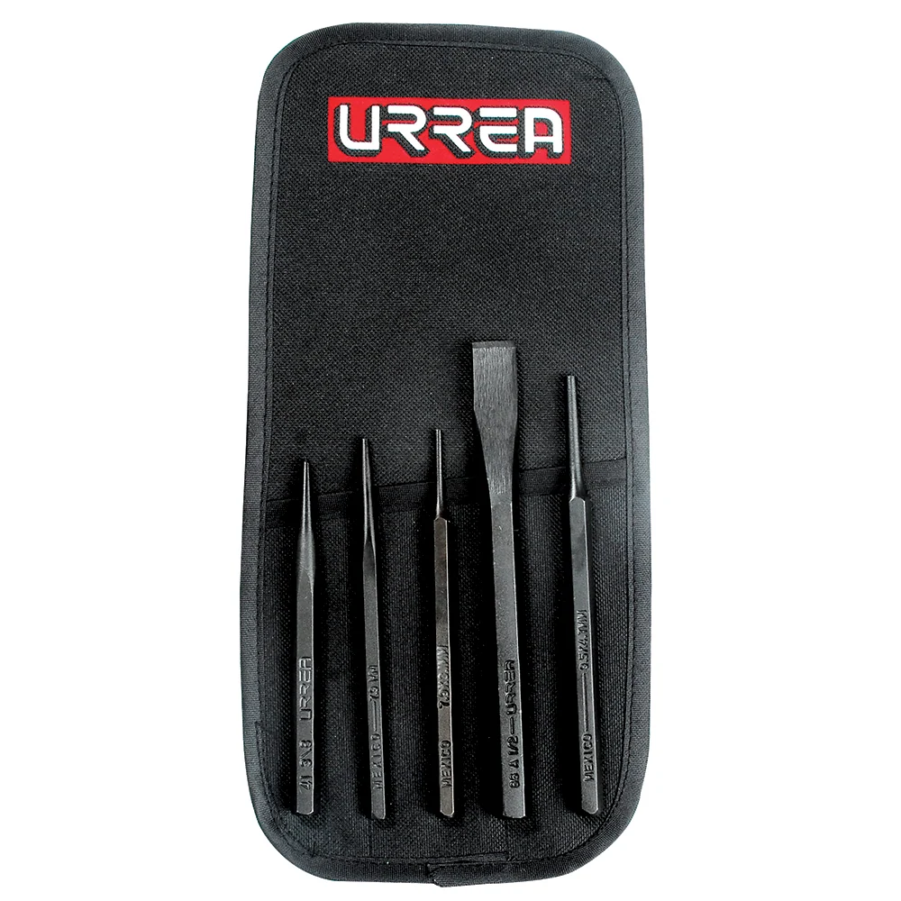 Juego de punzones y cinceles, 5 piezas Urrea
