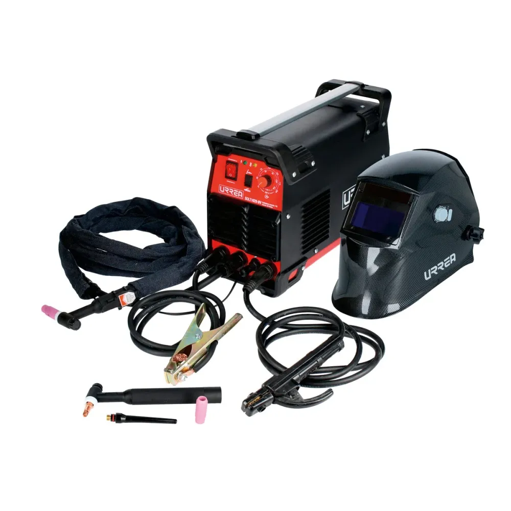 Juego De Soldadora Inverter Tig Con Careta, Urrea