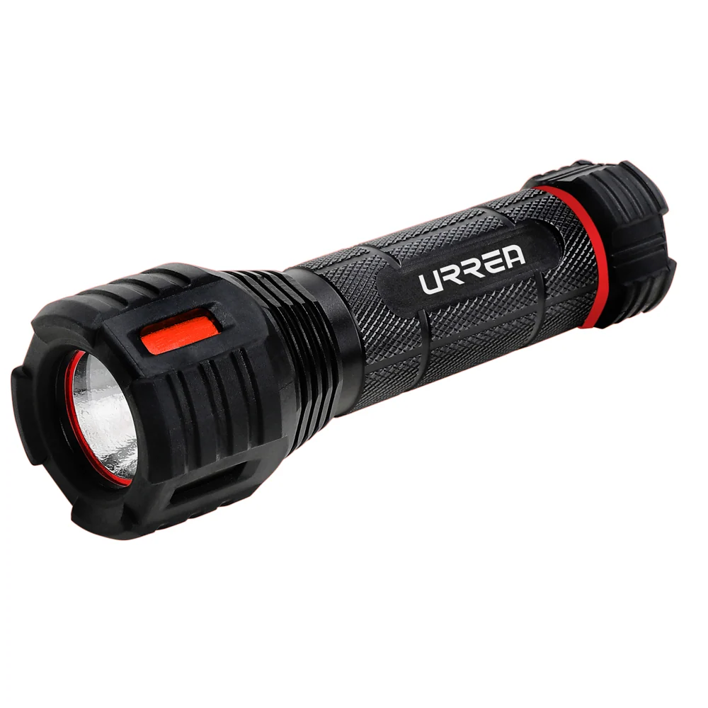 Linterna de LED prueba de agua anti-impacto baterías 3 pilas "AAA" de 200 lm Urrea