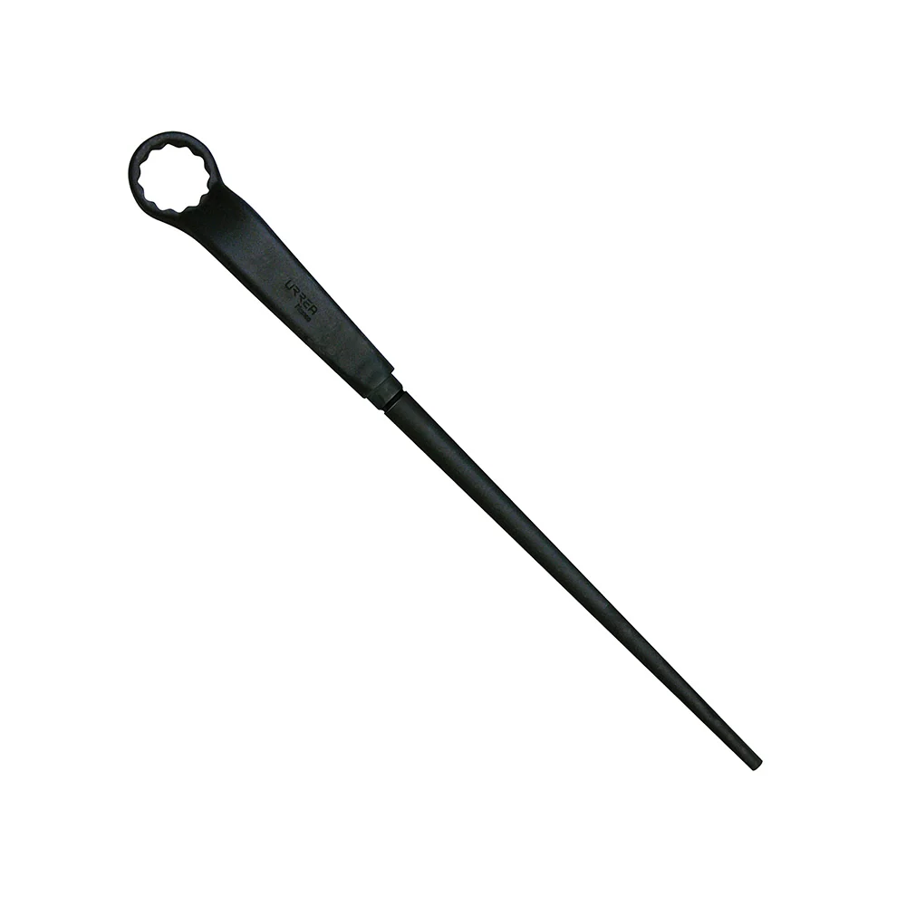 Llave acodada de alta palanca fosfatizada con cola en pulgadas, 12 puntas, 1-5/16" Urrea