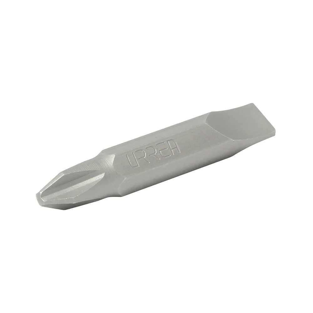 Punta doble intercambiable Phillips #2 y plana 8-10" para destornillador hexágono de 1/4" Urrea