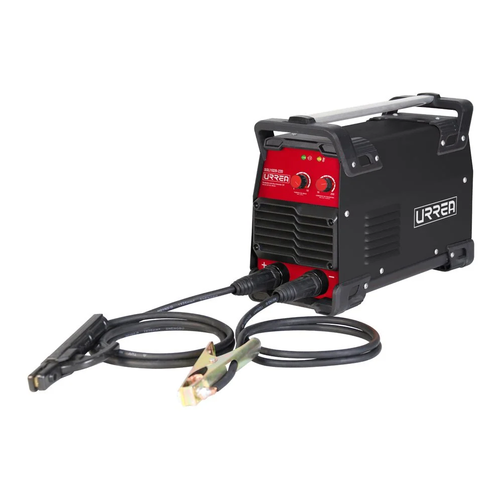Soldadora inverter de 220 V, frecuencia de 60 Hz Urrea.