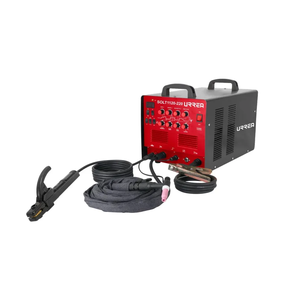 Soldadora inverter MMA/TIG alta frecuencia para aluminio y cobre, 10-200 , 220 V, electrodos E6013 y E7018. Urrea