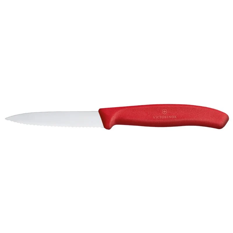 VICTORINOX CUCHILLO PARA LEGUMBRES CON SIERRA ROJO