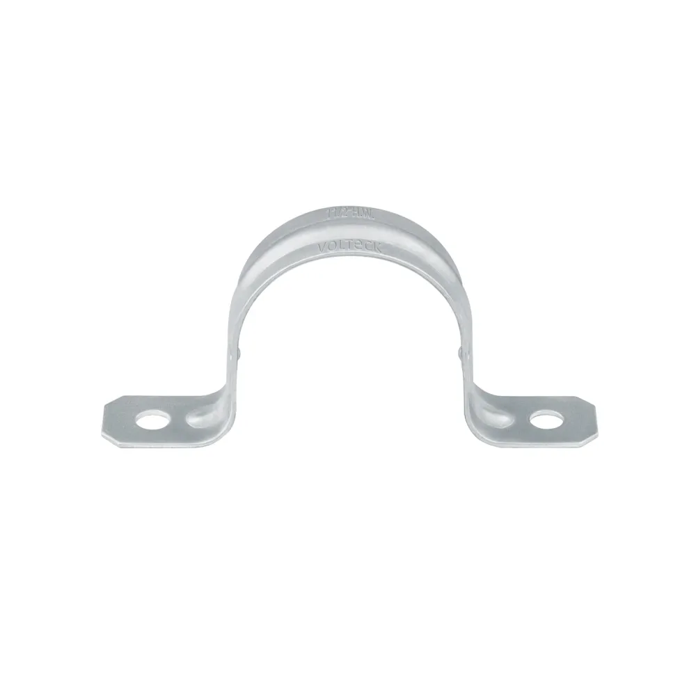 Bolsa con 5 abrazaderas tipo omega 1-1/2" para tubo pared gruesa Volteck