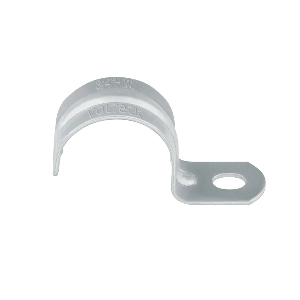 Bolsa con 10 abrazaderas tipo uñ 3/4" para tubo pared gruesa Volteck