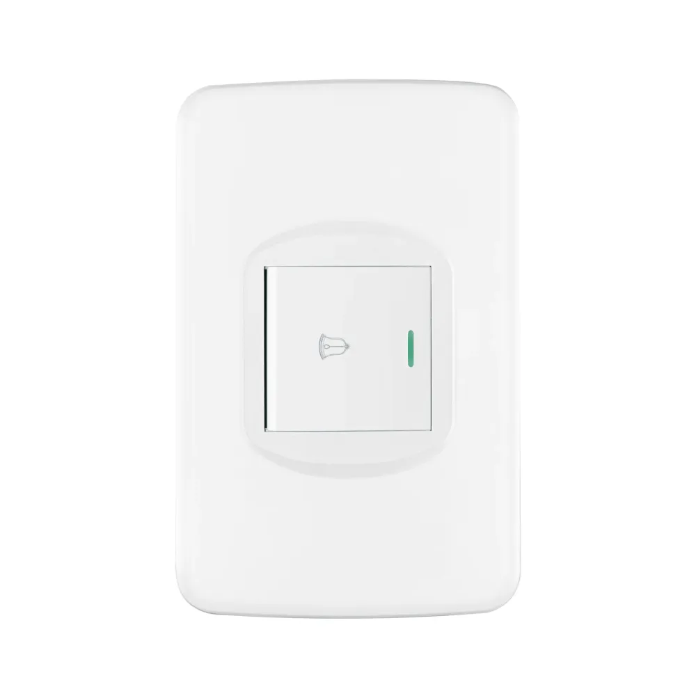 Placa armada 1 interruptor de timbre 1.5 módulos, Toledo Volteck