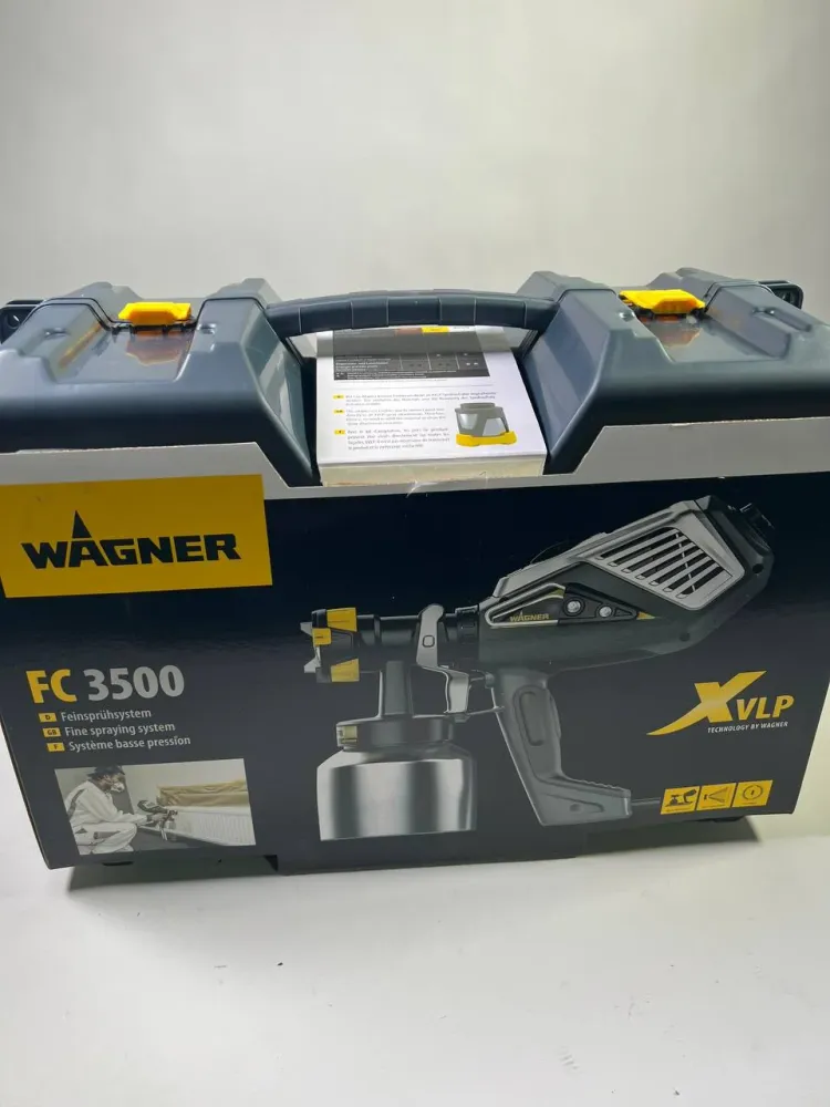 Wagner XVLP FinishControl 3500 sistema de pulverización de pintura 700 vatios 1,0 l ( 2341501 ) en estuche