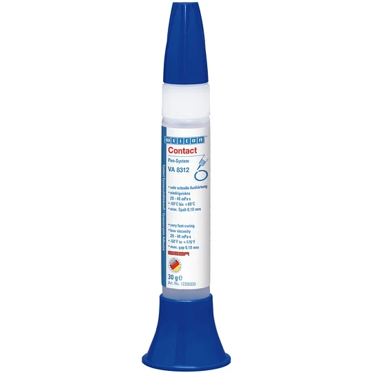 Adhesivo Cianocrilato Gomas Y Plasticos 30 Grs VA 8312 Weicon