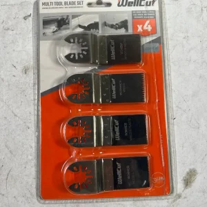 WellCut MT-4 Multi Tool Juego de 4 cuchillas para herramientas multifunción OIS Larga duración