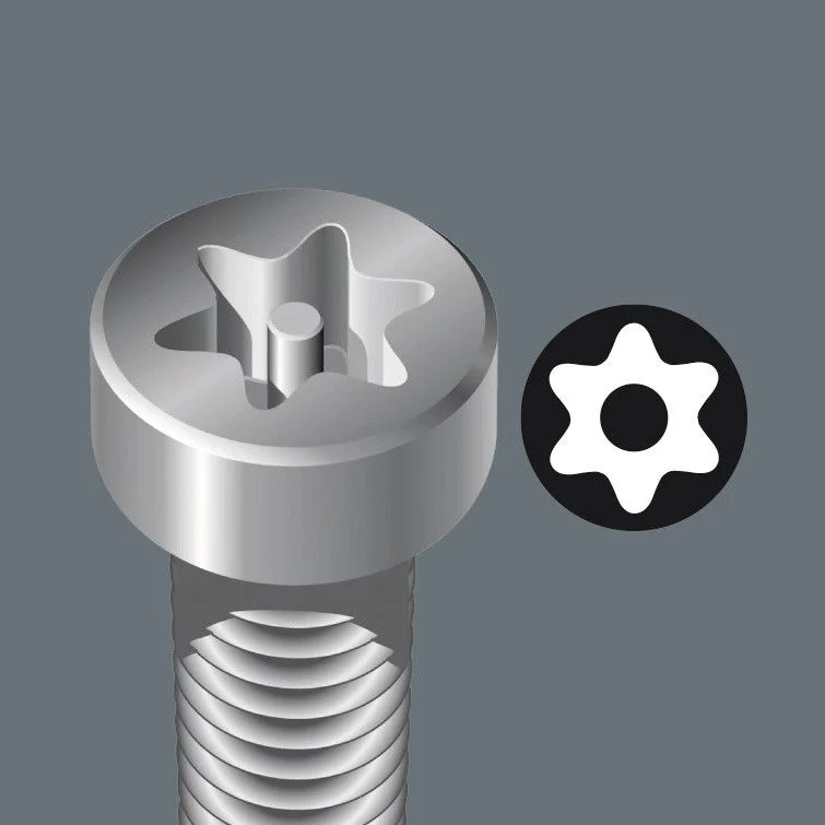 Destornillador WERA 367 TORX BO tamaño T 7 BO longitud de la hoja 60 mm ( 4000827877 )