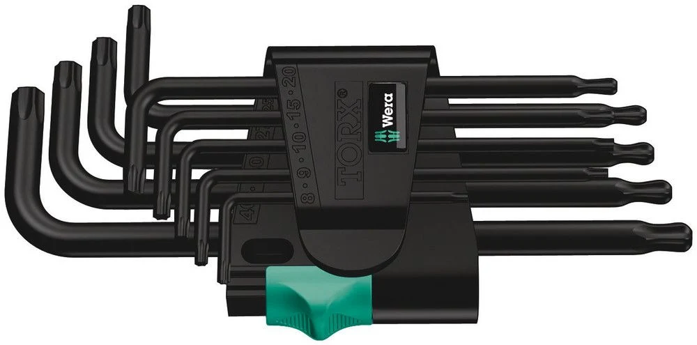 Juego de llaves acodadas WERA 967/9 TX 1 9 piezas T8 - T40 ( 4300002043 )