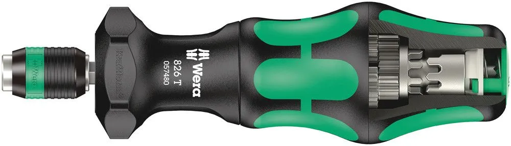 Portapuntas WERA 826 T Kraftform Turbo con portabrocas de cierre rápido ( 4000829823 )