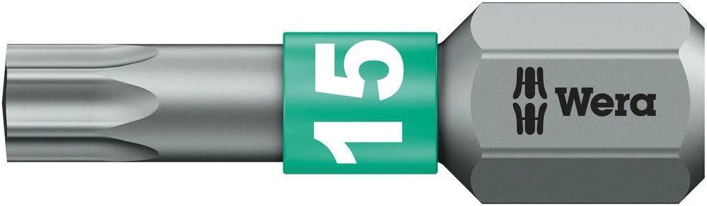 WERA Bit 867/1 BTZ 1/4 ″ T 15 Longitud 25 mm ( 4000829535 )