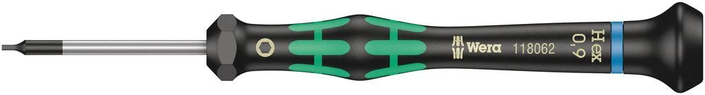WERA Destornillador mecánico electrónico de precisión 2054 6-KT. 0,9 mm de longitud de hoja 40 mm ( 4300001791 )