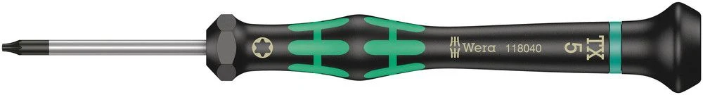 WERA Destornillador mecánico electrónico de precisión 2067 T 5 Longitud de la hoja 40 mm ( 4300001785 )