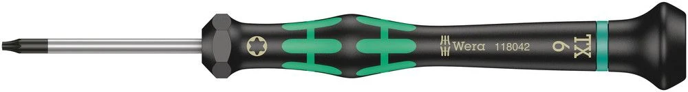 WERA Destornillador mecánico electrónico de precisión 2067 T 6 Longitud de la hoja 40 mm ( 4300001778 )