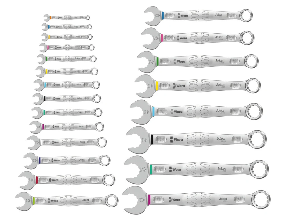 WERA Juego de llaves combinadas 6003 Joker Llave de 22 piezas ancho de llave 5,5-32 mm ( 8000907868 )