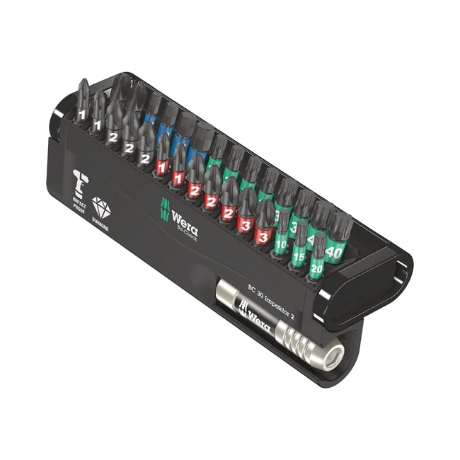 Wera, Kit De 30 Piezas Bit-Check Impaktor 2
