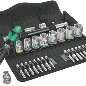 WERA Zyklop Speed 8100 SB 6 Juego de llaves de vaso de 29 piezas 3/8 ″ ( 4000821759 )