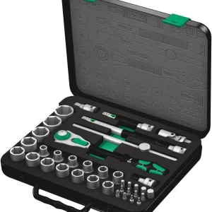 WERA Zyklop Speed Juego de llaves de vaso de 37 piezas 1/2 ″ ( 4000820578 )
