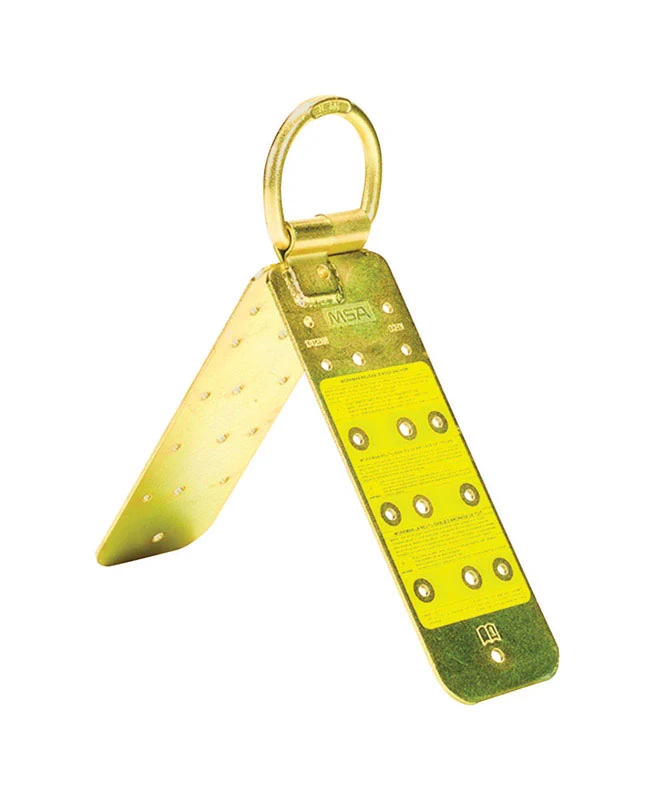 Anclaje de techo reutilizable de acero Safety Works, capacidad de 400 lb, amarillo (paquete de 5) - Oferta de la semana We...